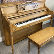 1991 Charles R Walter console piano, oak - Upright - Console Pianos